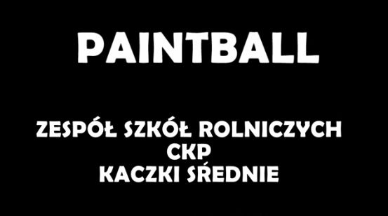 Paintball – relacja video